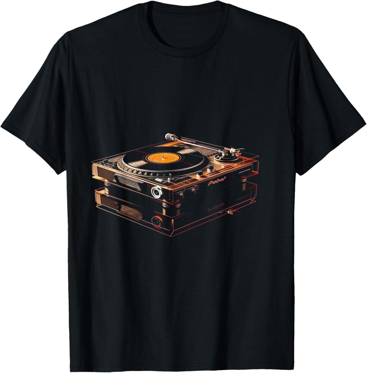 DJ Turntable T-Shirt - T-Shirt | Black