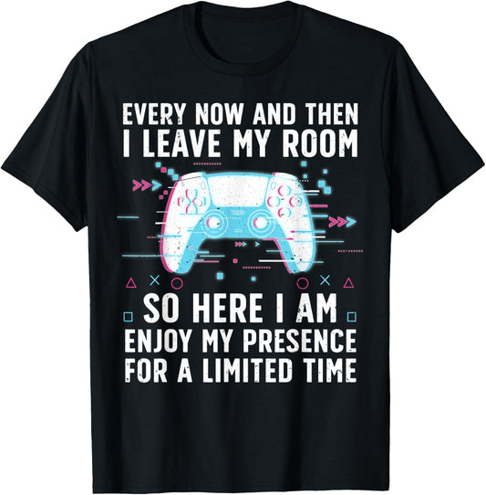 Funny Gamer Art Women Gaming Gamer Video Game Lover T-Shirt - T-Shirt | Black