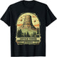 Devils Tower National Monument Wyoming Vintage Retro Travel T-Shirt - T-Shirt | Black