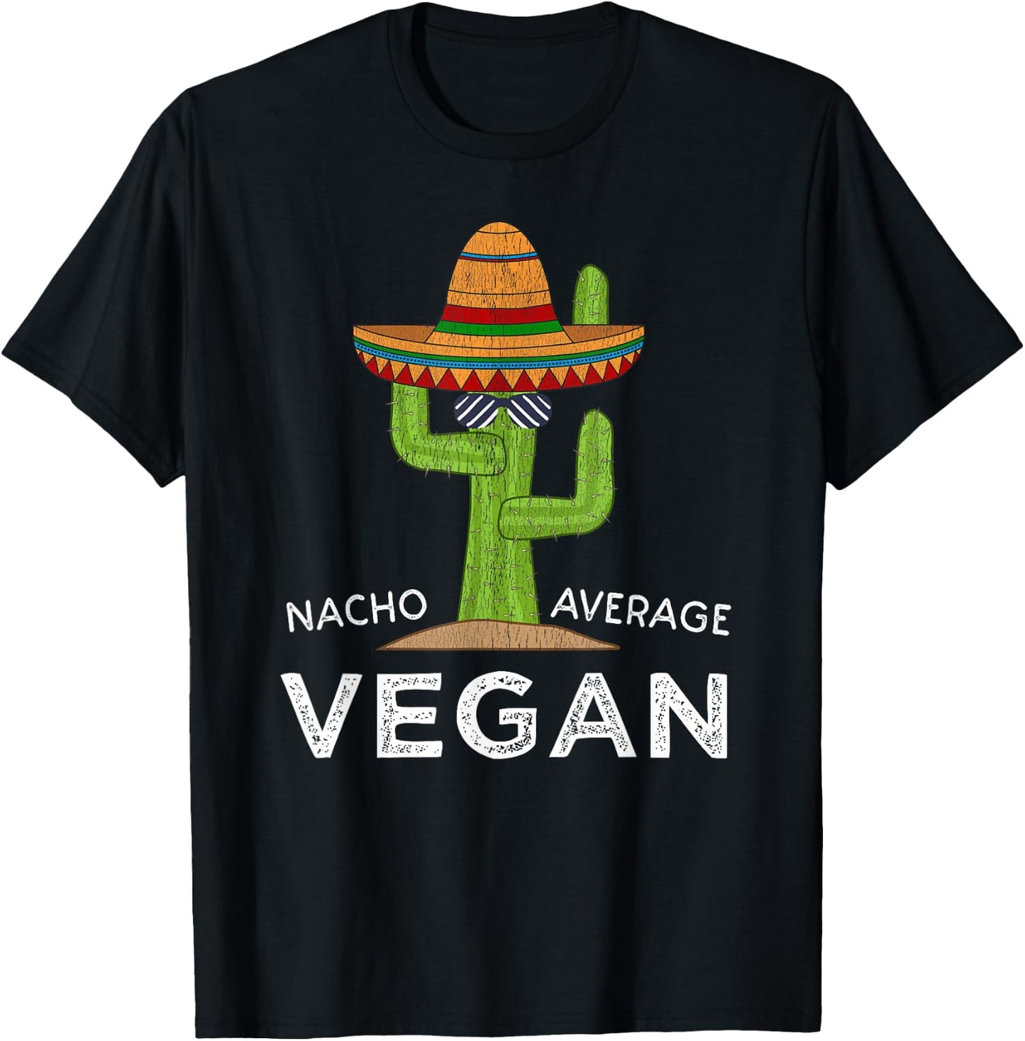 Fun Cute Vegan Joke Humor | Funny Saying Vegetarian T-Shirt - T-Shirt | Black