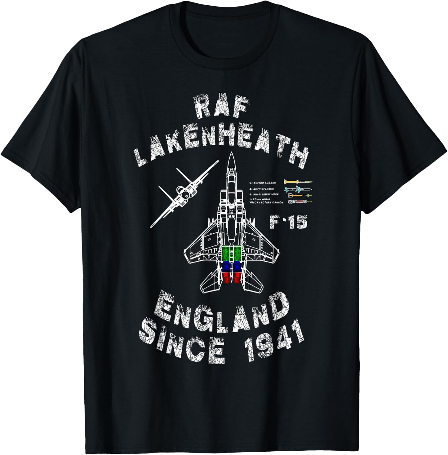 RAF Lakenheath T-Shirt - T-Shirt | Black