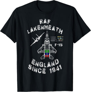 RAF Lakenheath T-Shirt - T-Shirt | Black