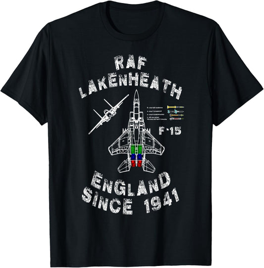 RAF Lakenheath T-Shirt - T-Shirt | Black