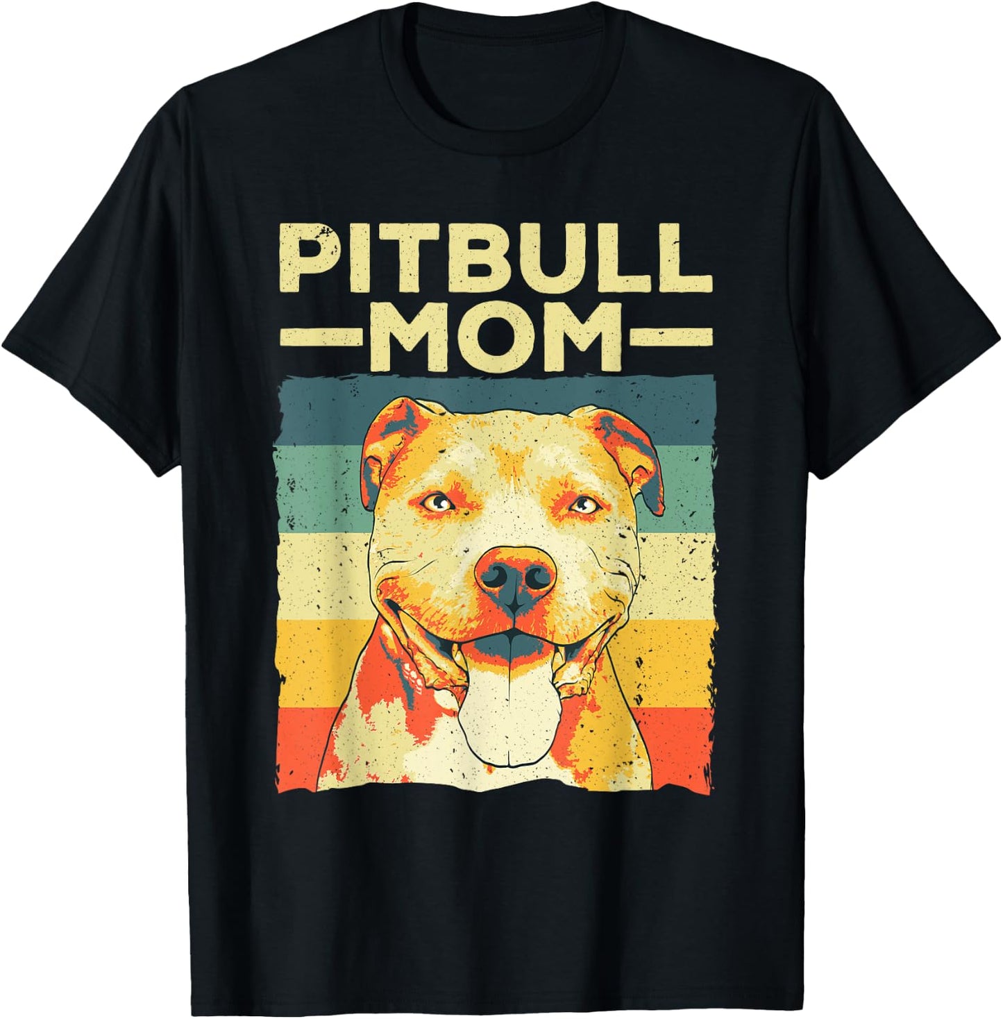 Cool Pitbull Mom Girls Pitbull Owner Dog Lover T-Shirt - T-Shirt | Black