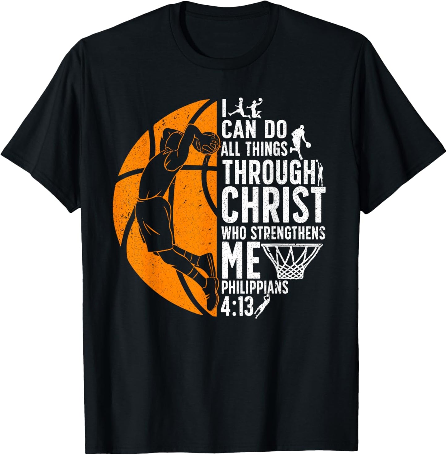 Cool Basketball Women Sport Game Basketball Player T-Shirt - T-Shirt | Black