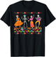 Dancing Skeletons Day of the Dead Mexican Dia de los Muertos T-Shirt - T-Shirt | Black