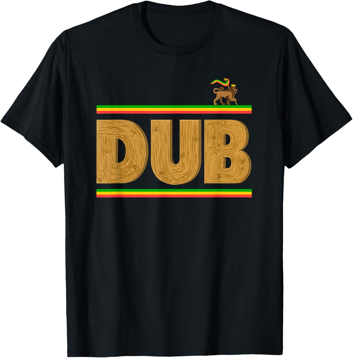 Wooden Dub Reggae for Children and Adults T-Shirt - T-Shirt | Black