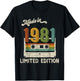 Made In 1981 Limited Edition Retro Cassette 44th Birthday T-Shirt - T-Shirt | Black