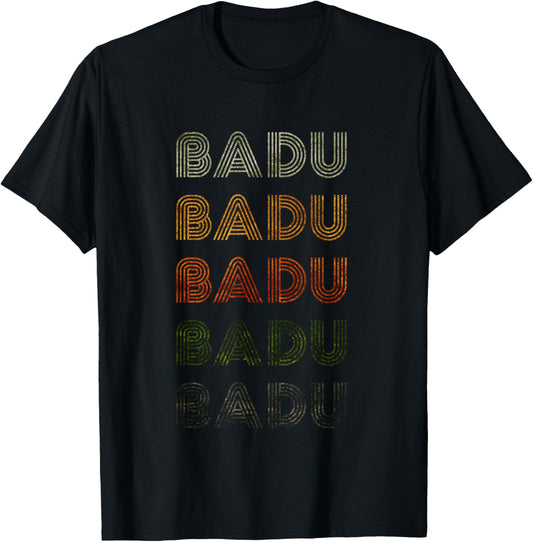 Love Heart Badu Grunge Vintage Style Black Badu T-Shirt - T-Shirt | Black