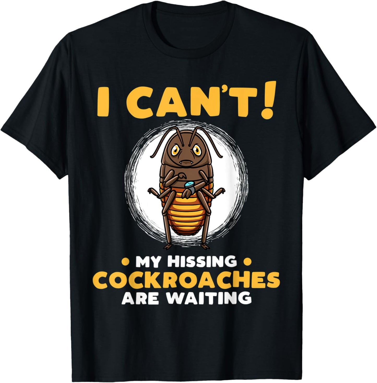 Madagascar Hissing Cockroach T-Shirt - T-Shirt | Black