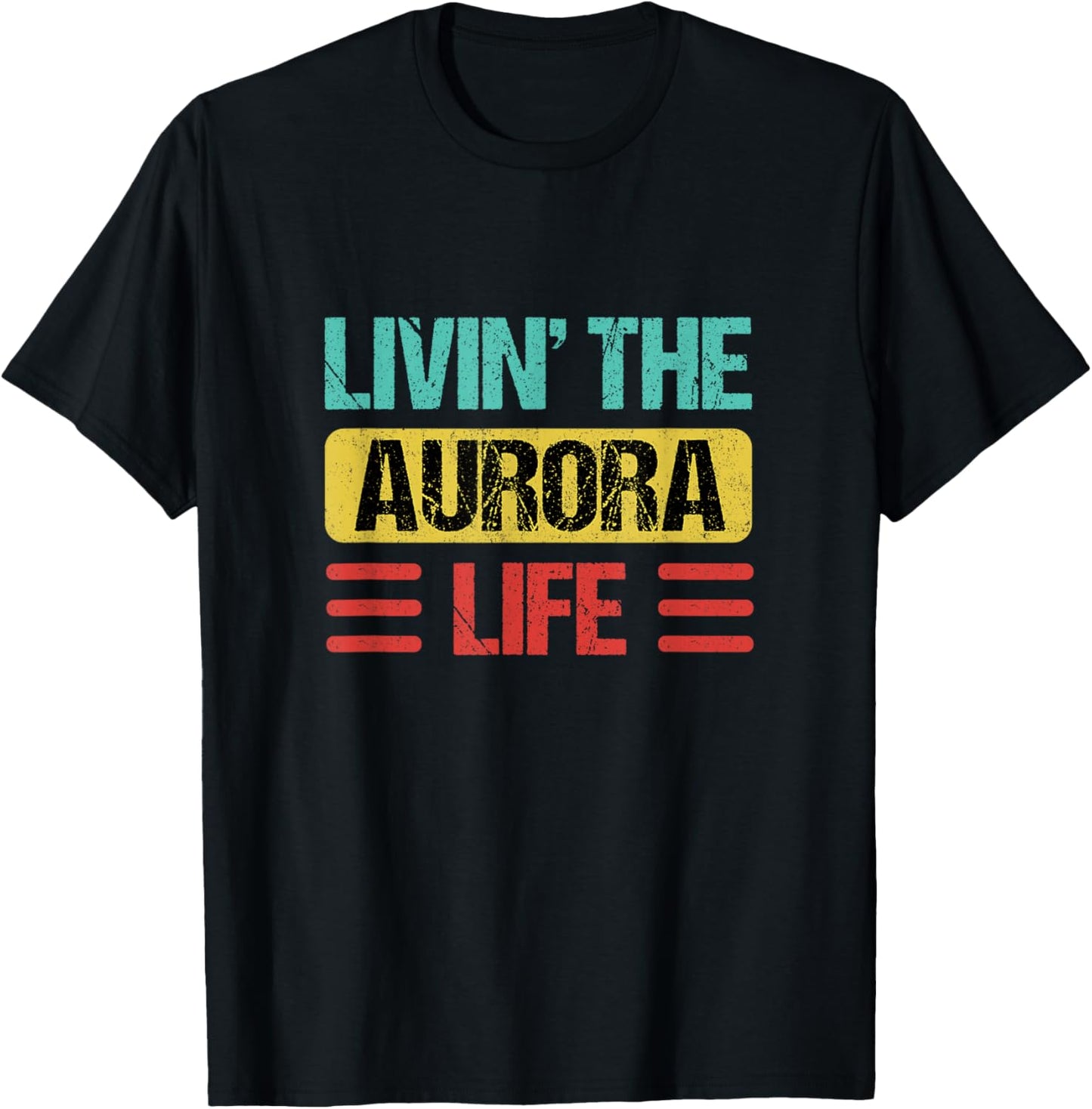 Aurora Name T-Shirt - T-Shirt | Black