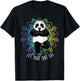 Let That Shit Go Panda Yoga Funny Vriksasana Yoga Lover Gift T-Shirt - T-Shirt | Black