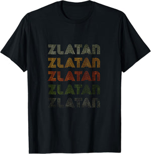 Love Heart Zlatan Grunge Vintage Style Black Zlatan T-Shirt - T-Shirt | Black