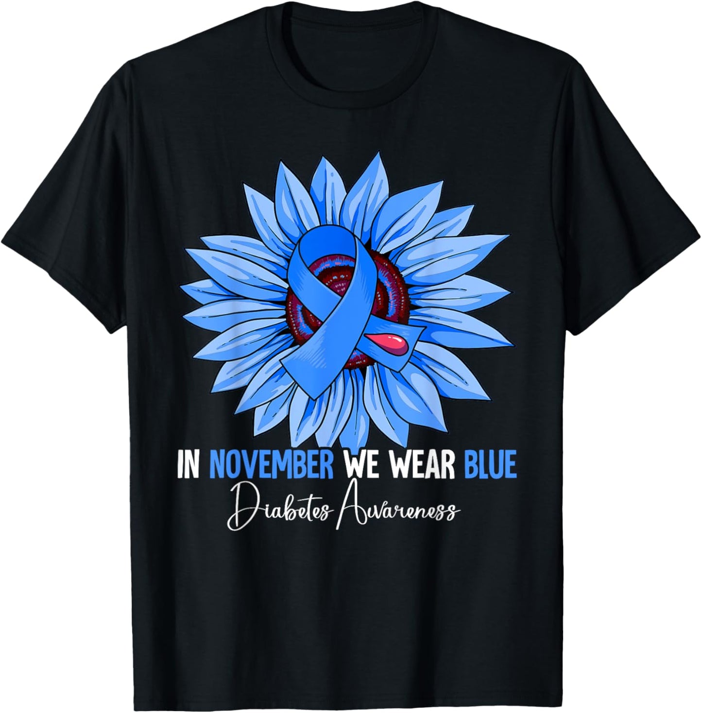 Diabetes Awareness T-Shirt - T-Shirt | Black