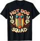 Hot Dog Squad Hot Dog Stand Team Hotdog Crew T-Shirt - T-Shirt | Black