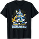 Disney Mickey and Friends Happy Hanukkah Dreidel T-Shirt - T-Shirt | Black