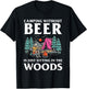Camping without Beer is just sitting in the Woods Camping T-Shirt - T-Shirt | Black