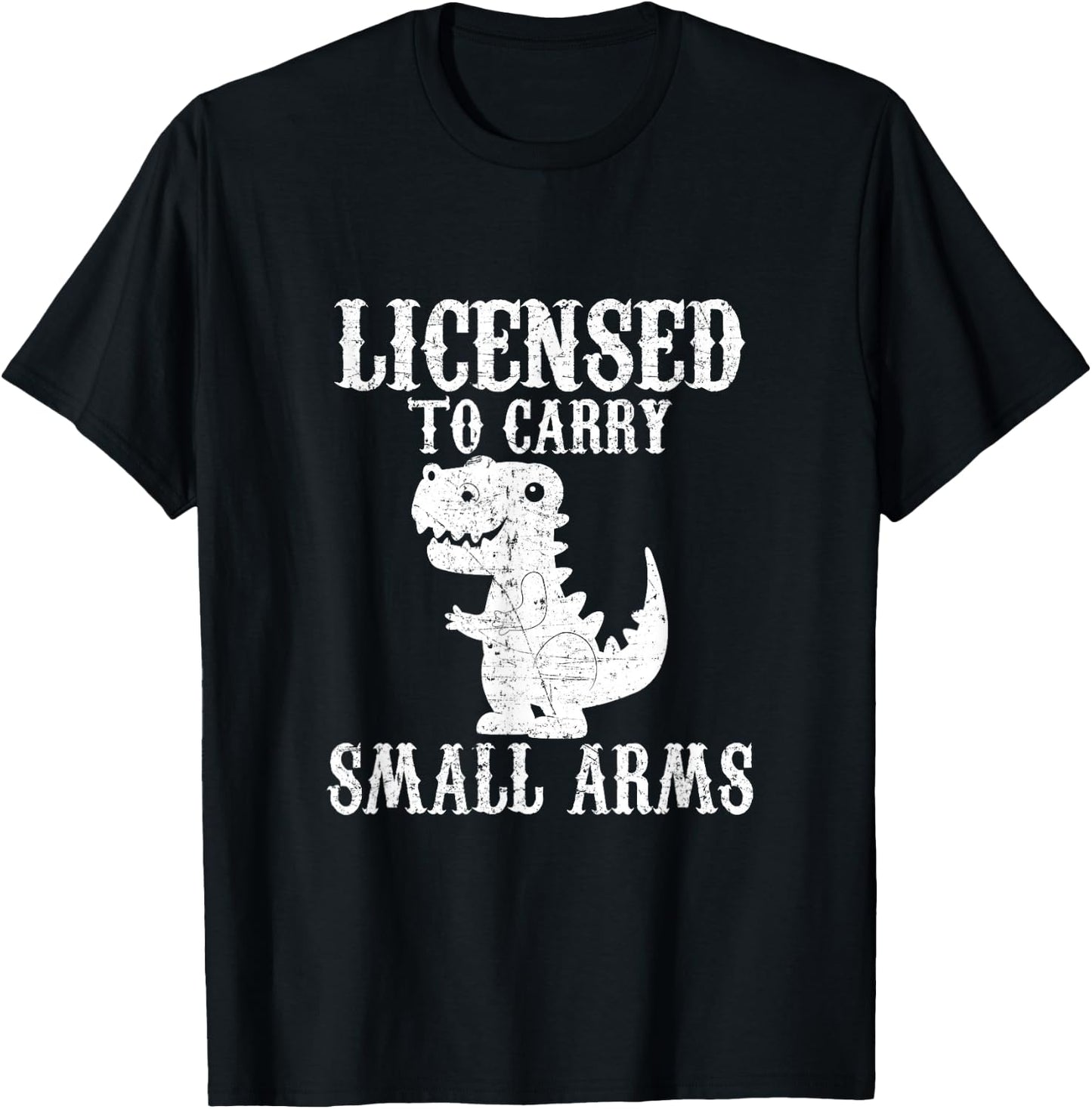 Shooter Cannon Rifle Bullet Licensed to Carry Small Arms T-Shirt - T-Shirt | Black