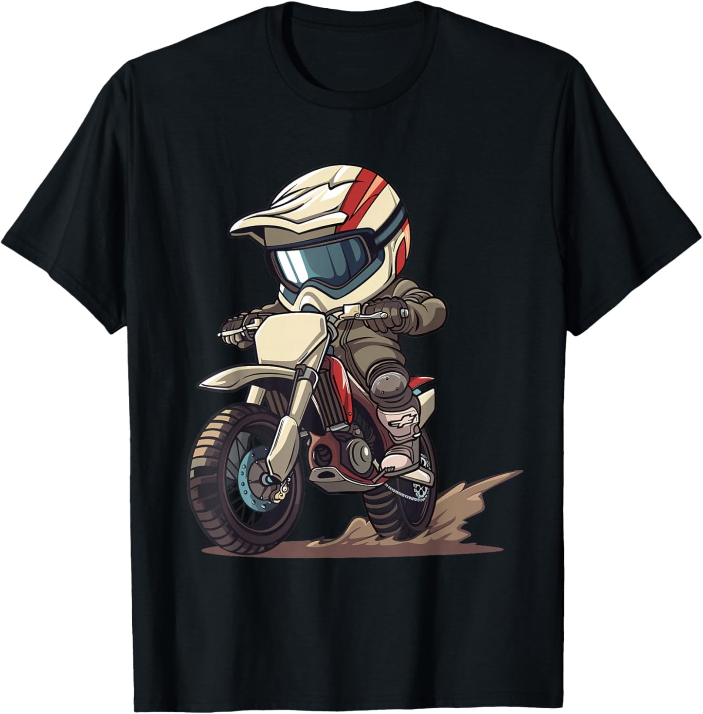 Kids Dirt Bike T-Shirt - T-Shirt | Black