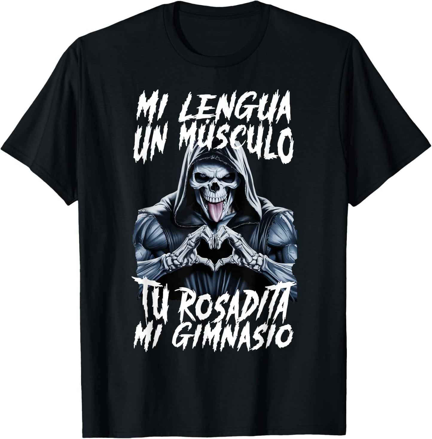 Mi lengua un musculo. Rosadita gimnasio T-Shirt - T-Shirt | Black