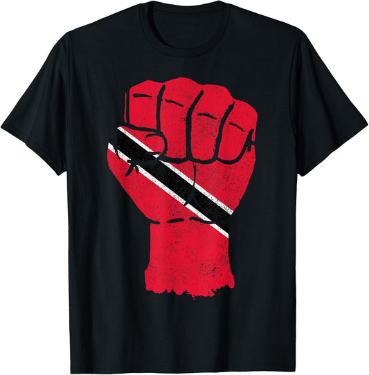 Trinidad & Tobago Flag Caribbean Souvenir T-Shirt - T-Shirt | Black