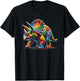 Master Builder Dinosaur Bricks Blocks Building T-Shirt - T-Shirt | Black
