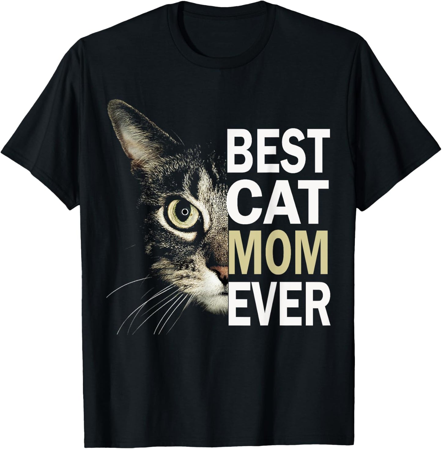Cat mom, best cat mom, best cat mom ever, cat mom t shirt Women Kids T-Shirt - T-Shirt | Black