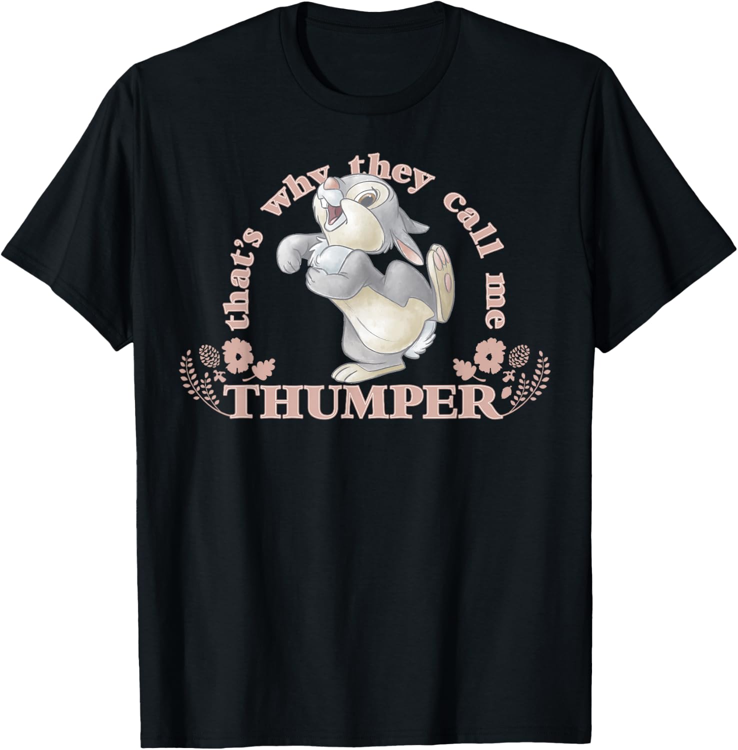 Disney Bambi That's Why They Call Me Thumper Small T-Shirt - T-Shirt | Black