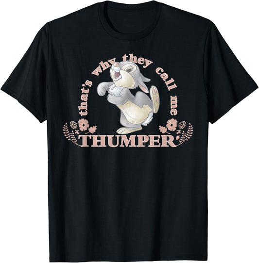 Disney Bambi That's Why They Call Me Thumper Small T-Shirt - T-Shirt | Black