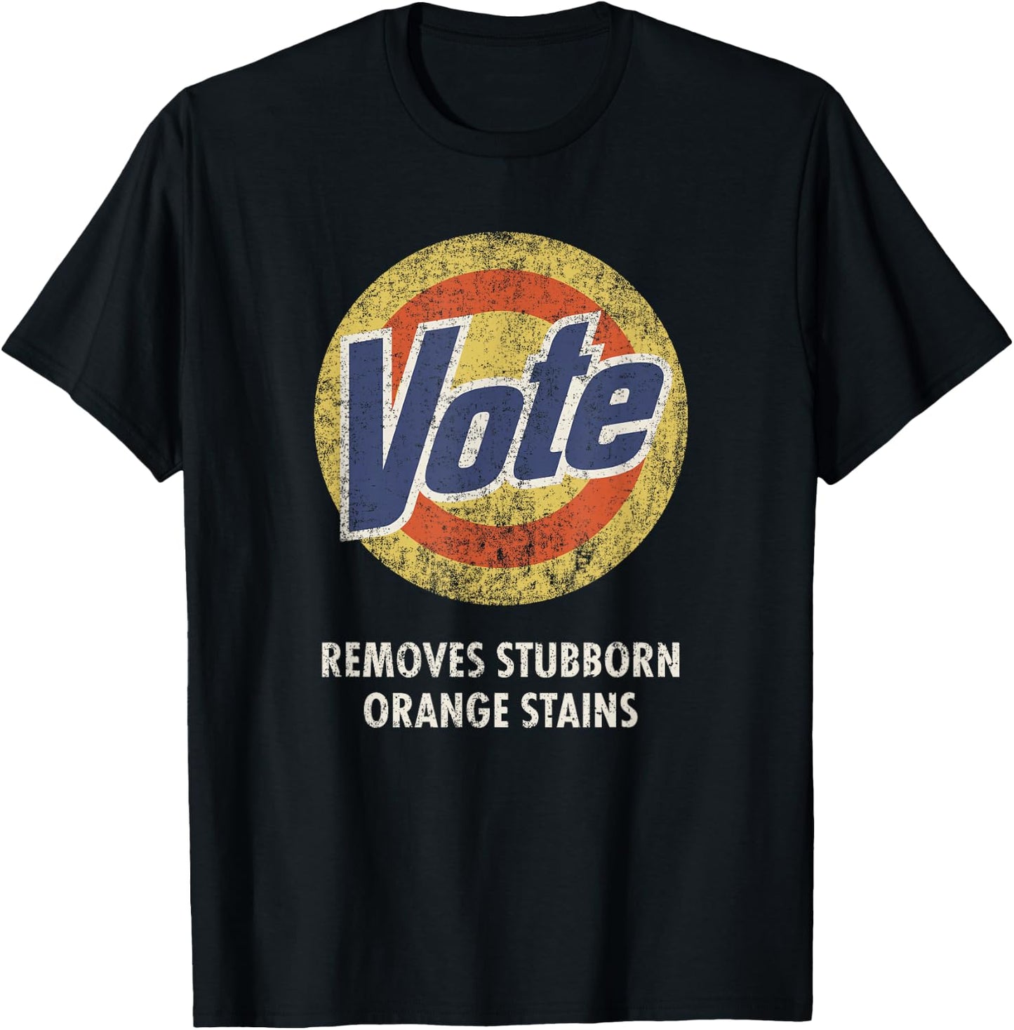 Anti-Trump Vote Laundry Detergent Funny Vintage T-Shirt - T-Shirt | Black