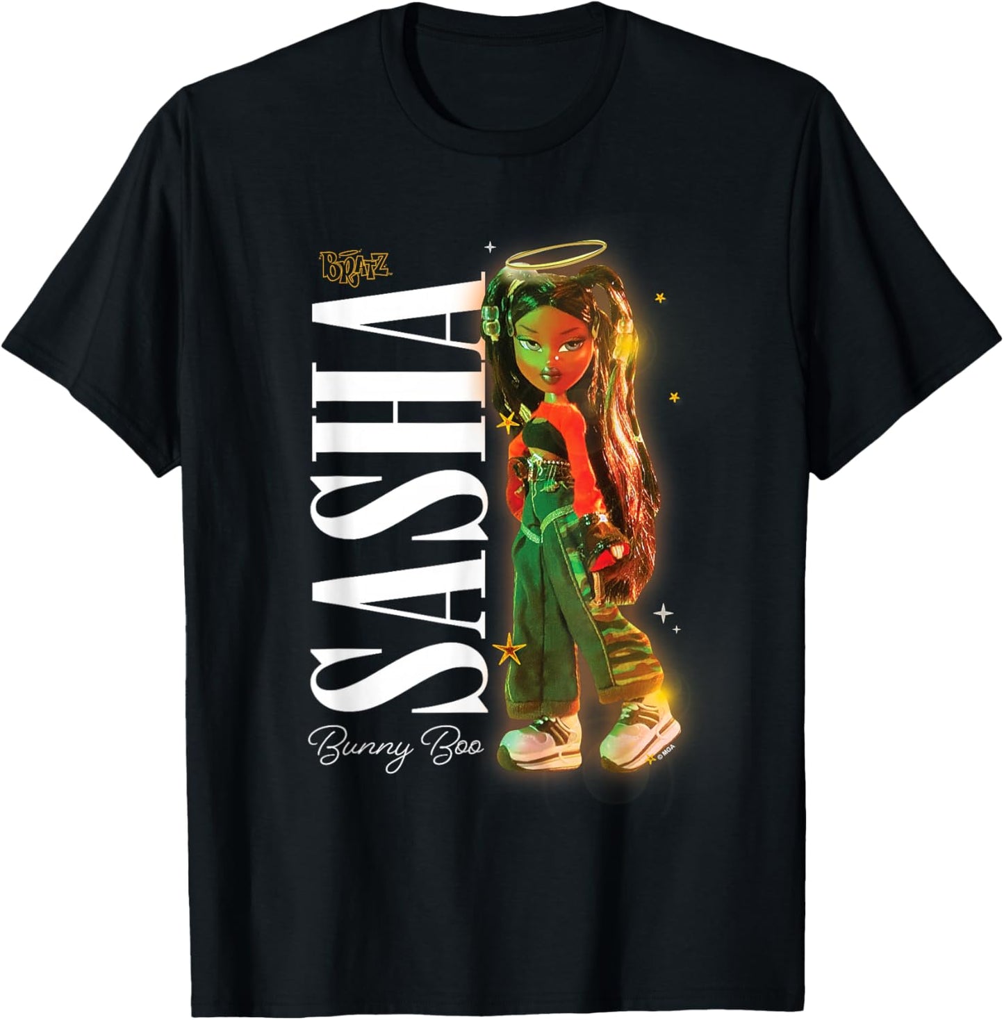 Bratz - Sasha Bunny Boo T-Shirt - T-Shirt | Black