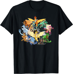 Wing of Fires Legends Fathom Darkstalker Clearsight T-Shirt - T-Shirt | Black