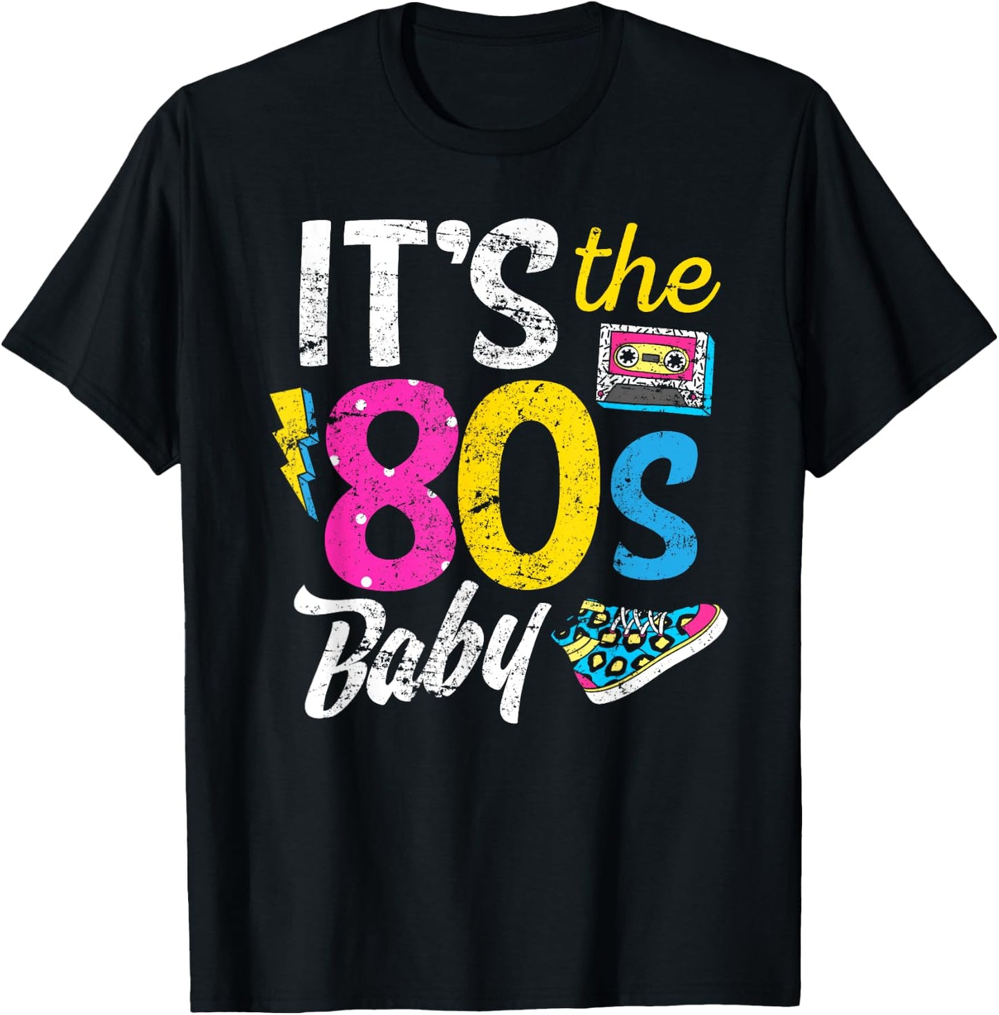 I Love The 80s Shirt 80s Clothes and Men T-Shirt - T-Shirt | Black