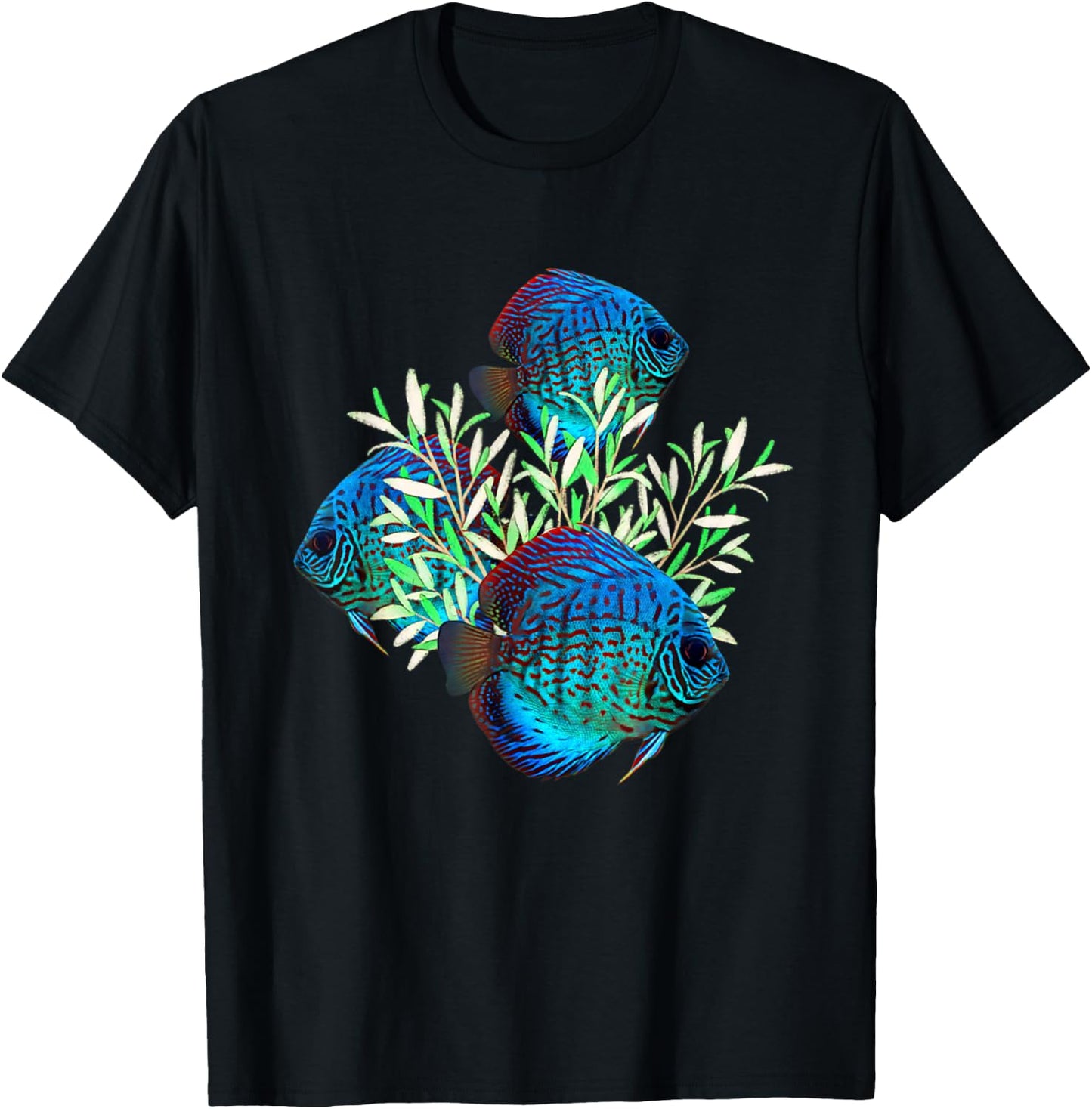 Discus Aquarium Fish Discus Breeders Lovers Fish Tank T-Shirt - T-Shirt | Black