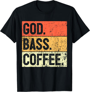 Christian Bass Player God Bassist Jesus Electric Bass T-Shirt - T-Shirt | Black