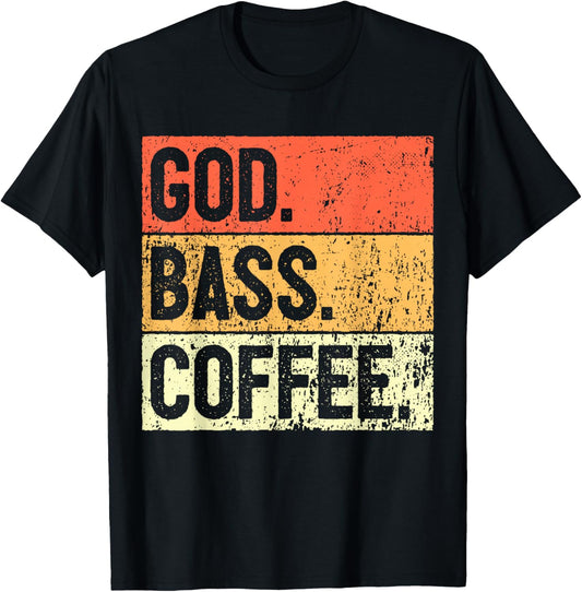 Christian Bass Player God Bassist Jesus Electric Bass T-Shirt - T-Shirt | Black