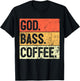 Christian Bass Player God Bassist Jesus Electric Bass T-Shirt - T-Shirt | Black