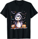 Cute Penguin Witchcraft Halloween Costume Pumpkin Lantern T-Shirt - T-Shirt | Black