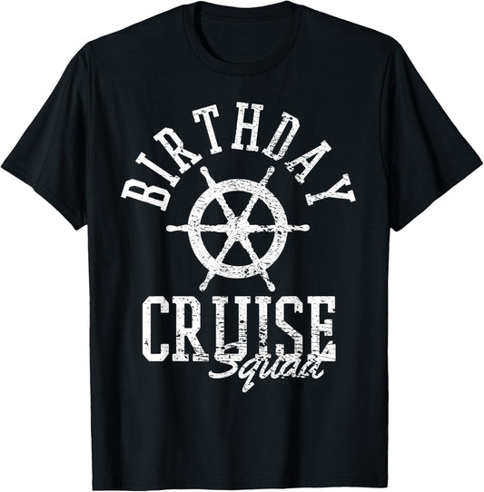 Cruise Birthday T-Shirt - T-Shirt | Black