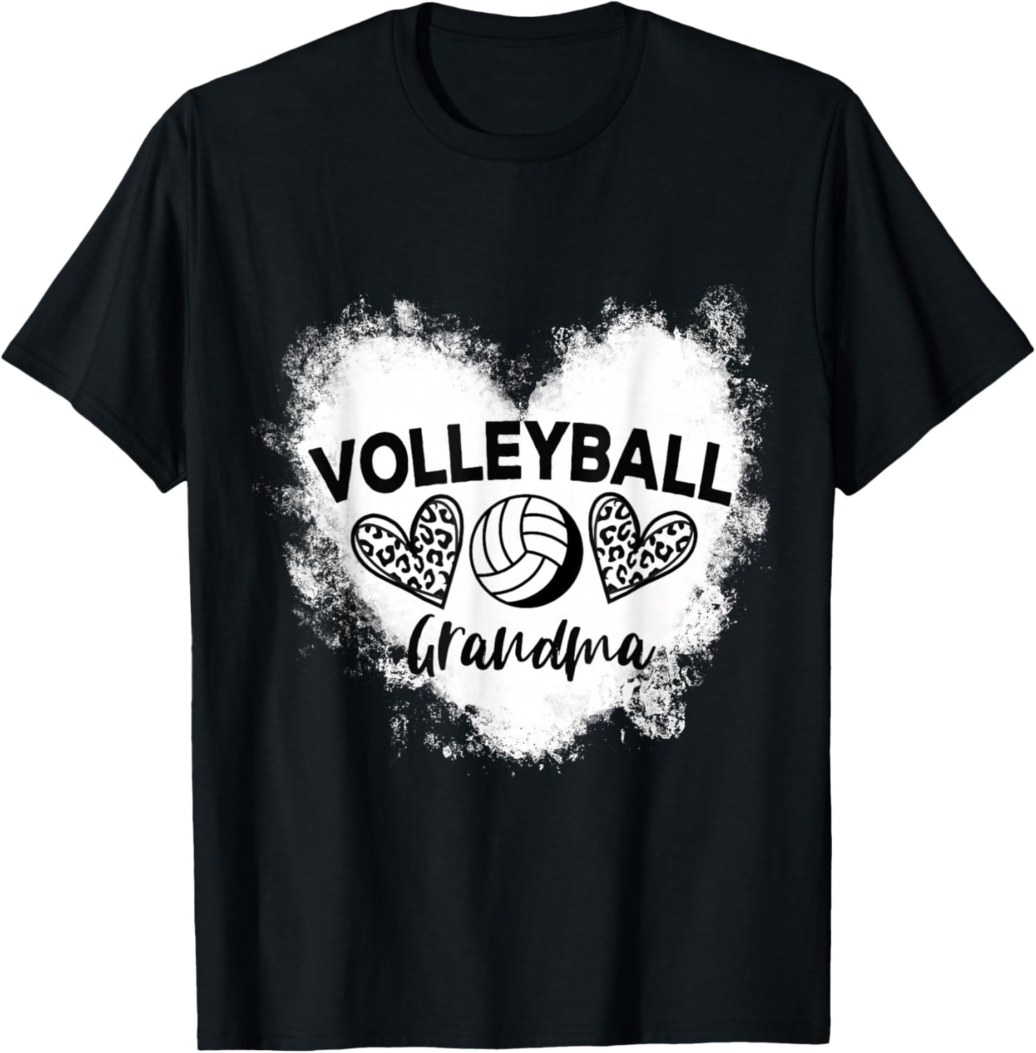 Funny Volleyball Grandma Ball Grandma Volleyball Player T-Shirt - T-Shirt | Black