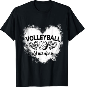 Funny Volleyball Grandma Ball Grandma Volleyball Player T-Shirt - T-Shirt | Black