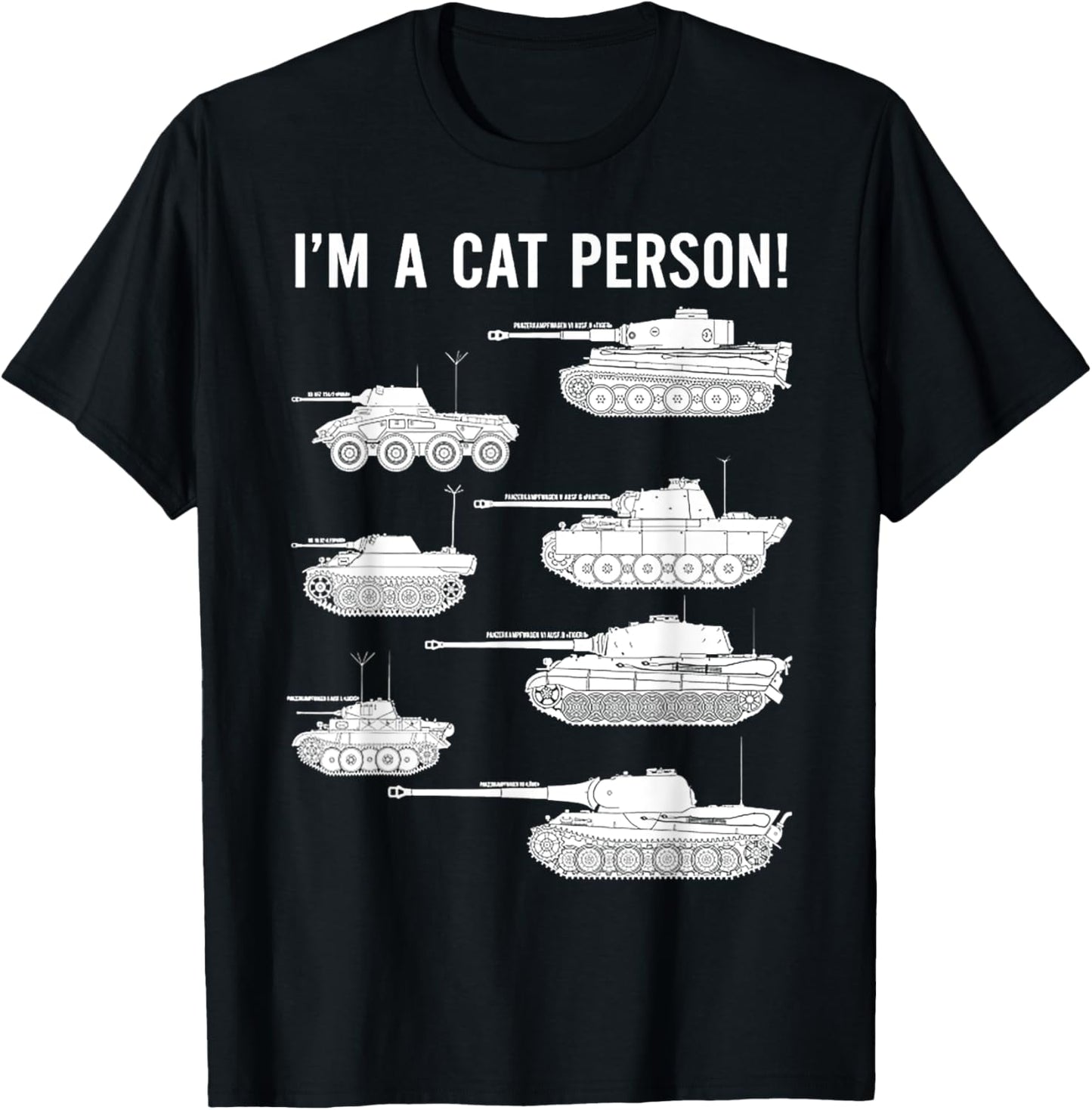 I'm A Cat Person Tank Men Women T-Shirt - T-Shirt | Black