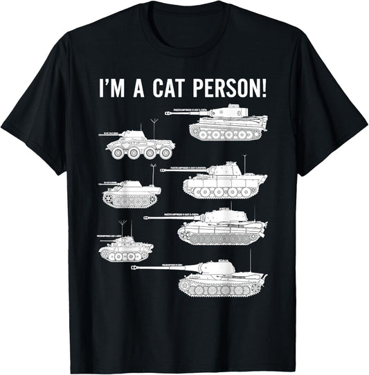 I'm A Cat Person Tank Men Women T-Shirt - T-Shirt | Black