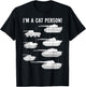 I'm A Cat Person Tank Men Women T-Shirt - T-Shirt | Black
