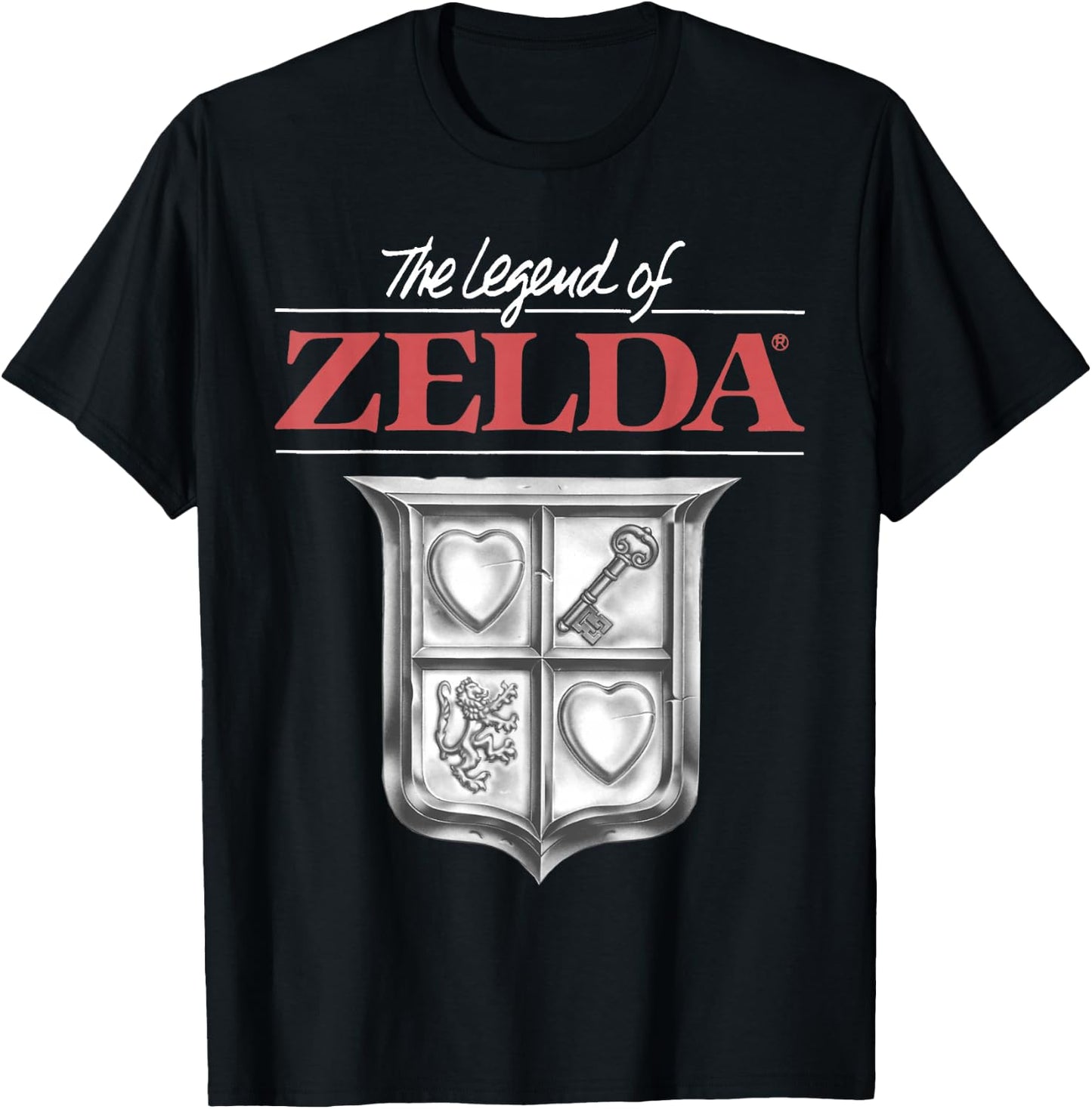 The Legend of Zelda Original Box Art Logo T-Shirt - T-Shirt | Black