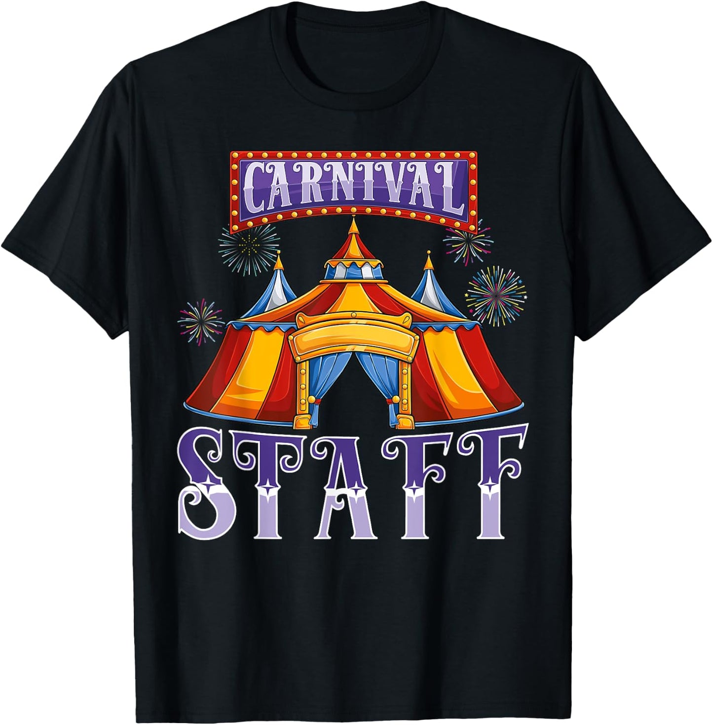 Carnival staff Circus event squad Crew birthday Party kids T-Shirt - T-Shirt | Black