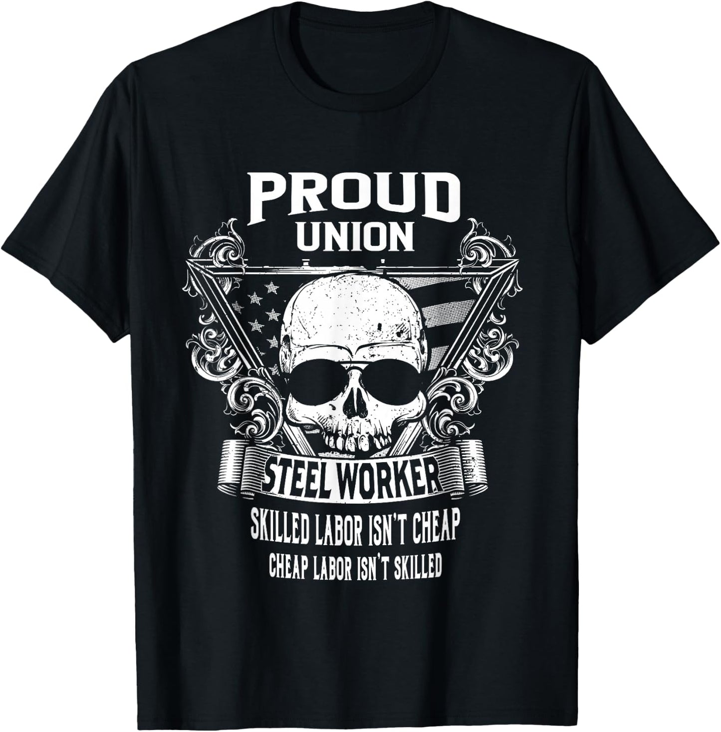 Union Steel Worker Shirts T-Shirt - T-Shirt | Black