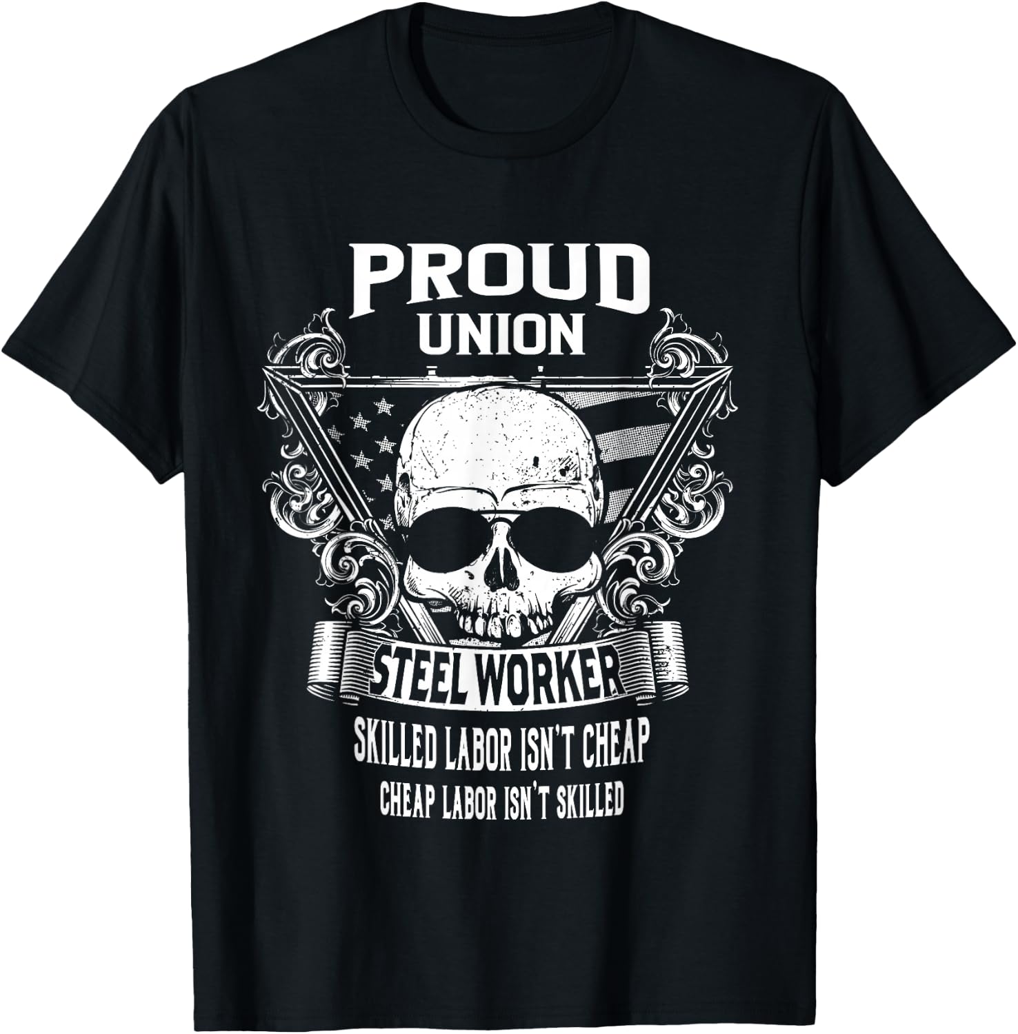 Union Steel Worker Shirts T-Shirt - T-Shirt | Black