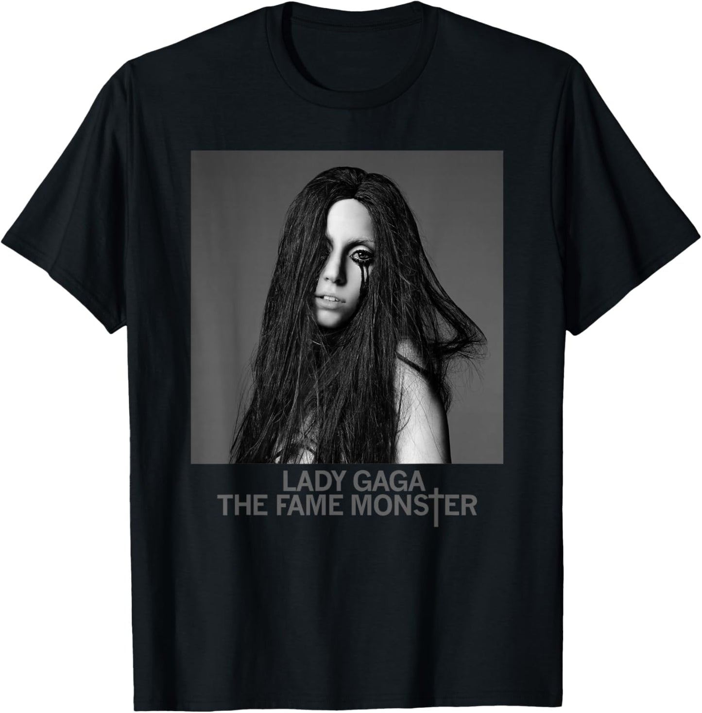 Official Lady Gaga The Fame Monster Brunette T-Shirt - T-Shirt | Black