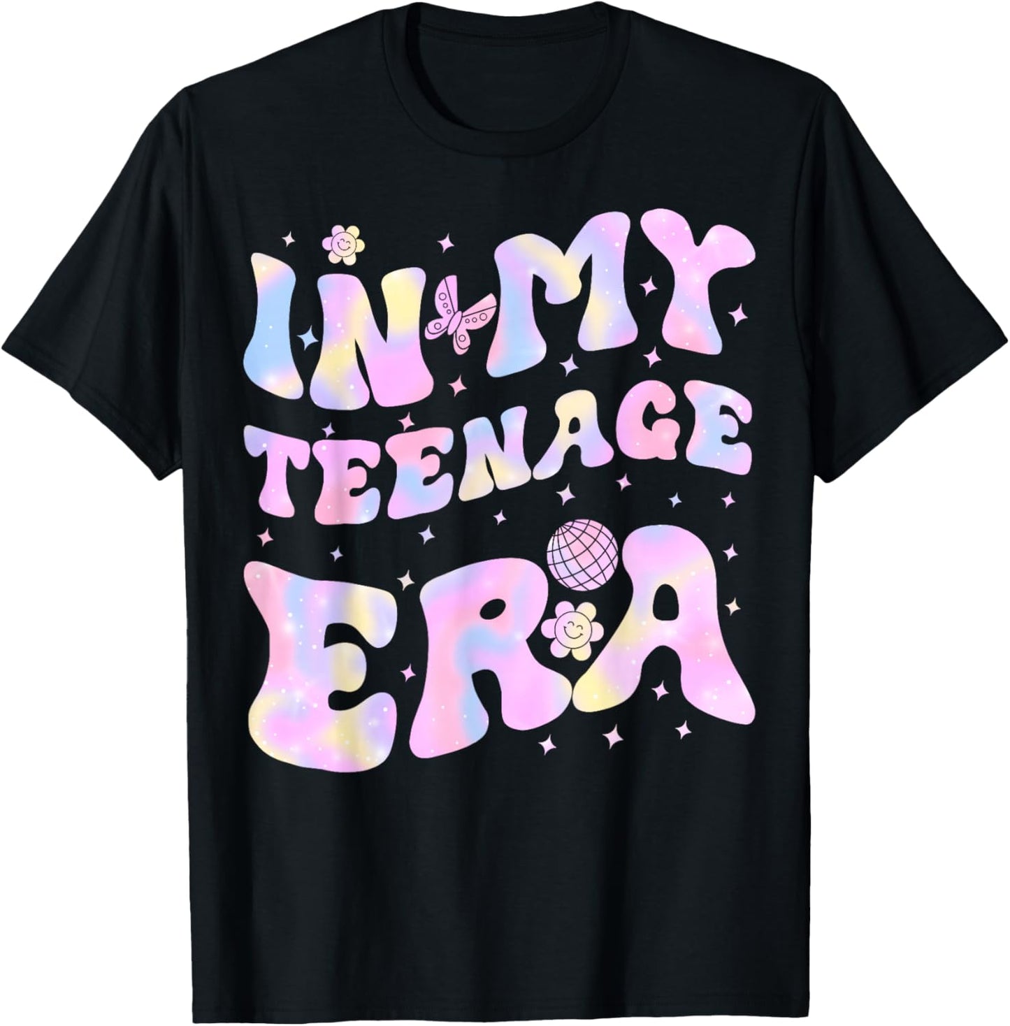 In My Teenage Era - 13th Birthday T-Shirt - T-Shirt | Black